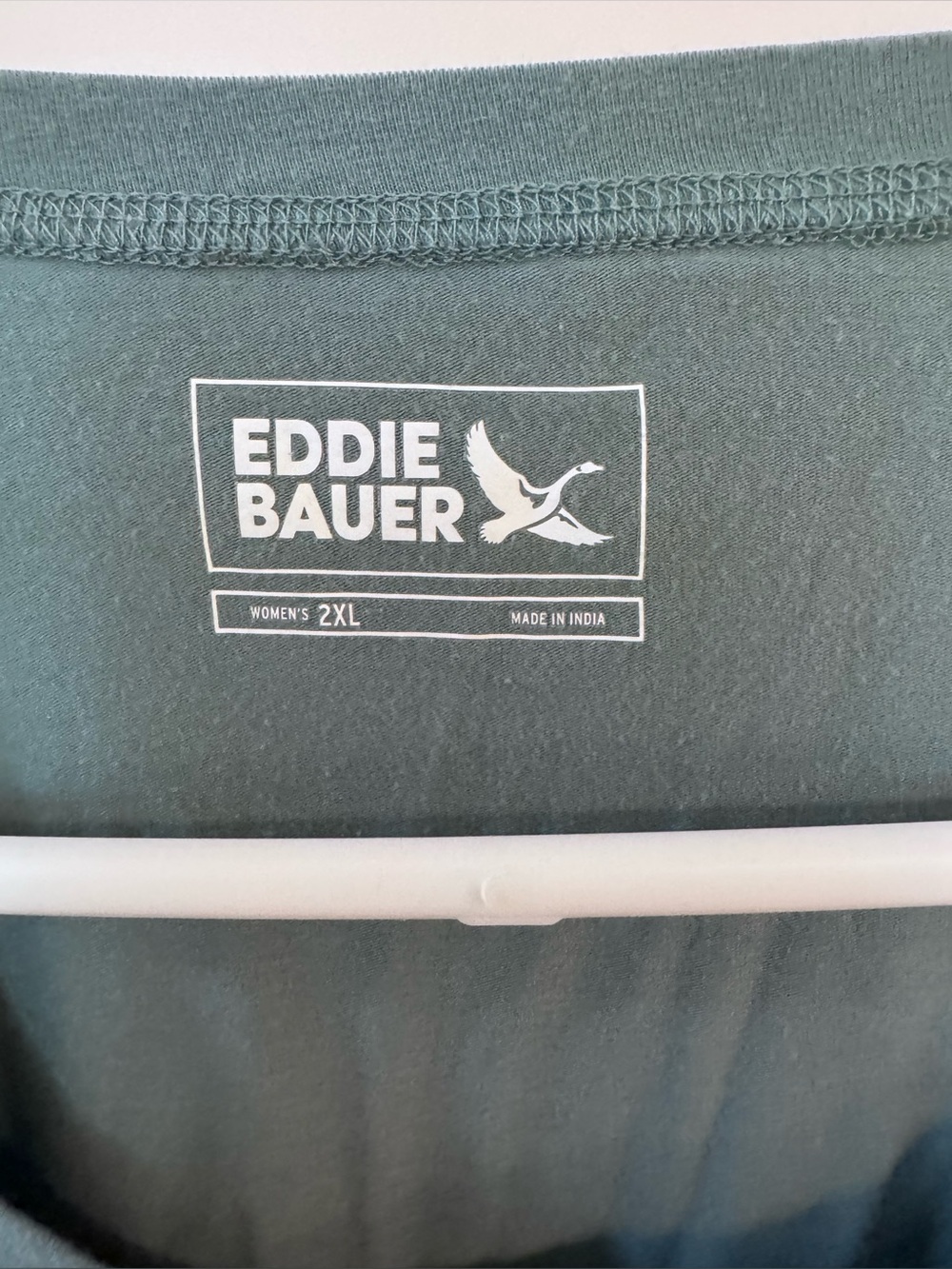 Eddie Bauer Lightweight Long Sleeve Tee Shirt Teal Green Blue 2X - Picture 2 of 3